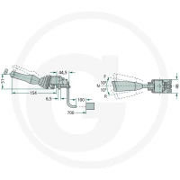 Cobo Przełącznik kierunku jazdy 22701316000 - 22701316000 - Sklep rolniczy PoltechParts