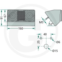 Cobo Lampa tylna 22702855000 - 22702855000 - Sklep rolniczy PoltechParts