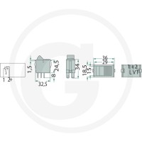 Cobo Włącznik przechylny 22716105000 - 22716105000 - Sklep rolniczy PoltechParts