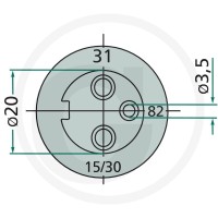 Cobo Wtyczka 22725033200 - 22725033200 - Sklep rolniczy PoltechParts