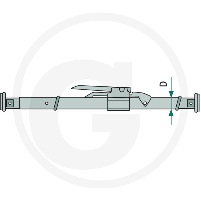 GRANIT Drążek zaciskowy 8390000224 - 8390000224 - Sklep rolniczy PoltechParts