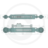 GRANIT Łącznik górny hydrauliczny 20010107 | poltechparts.pl