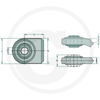 GRANIT Przegub kulowy 20012610 - 20012610 - Sklep rolniczy PoltechParts