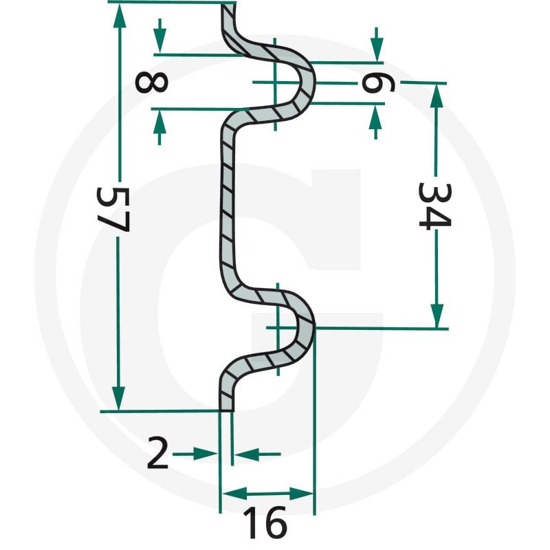 GRANIT Zawias 22010020 - 22010020 - Sklep rolniczy PoltechParts