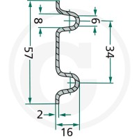 GRANIT Zawias 22010020 - 22010020 - Sklep rolniczy PoltechParts