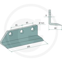 GRANIT Nóż 180633-SDO-06 - 180633-SDO-06 - Sklep rolniczy PoltechParts