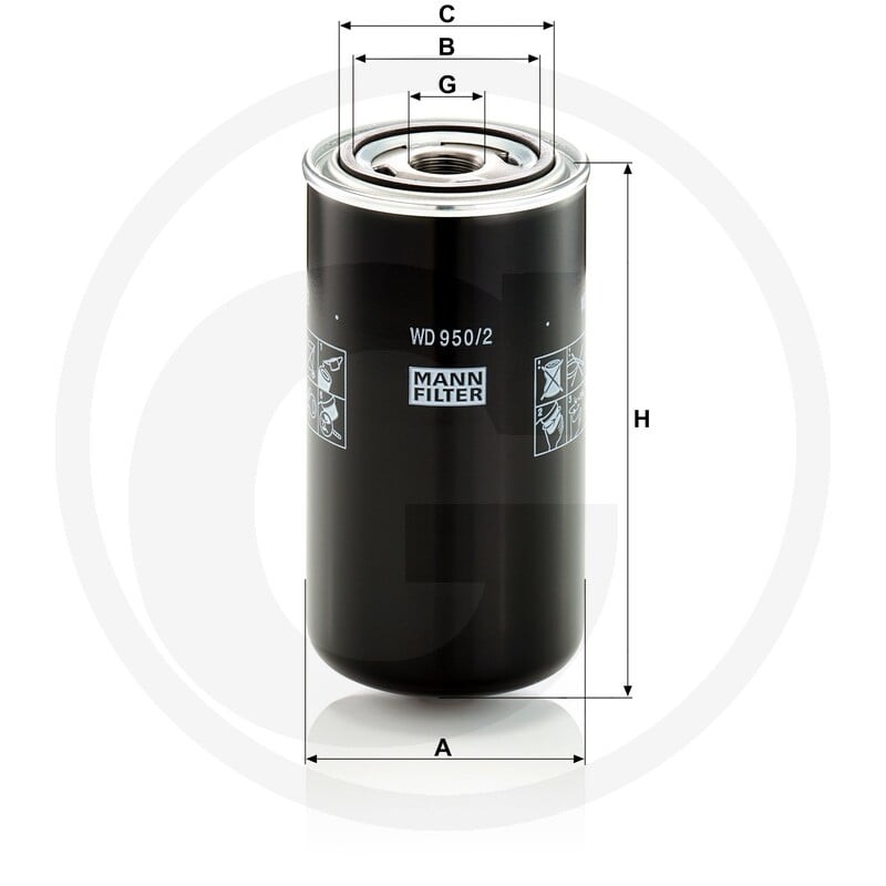 MANN FILTER Filtr oleju hydraulicznego/prz… | poltechparts.pl