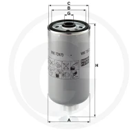 MANN FILTER Filtr paliwa 565WK724.3 | poltechparts.pl