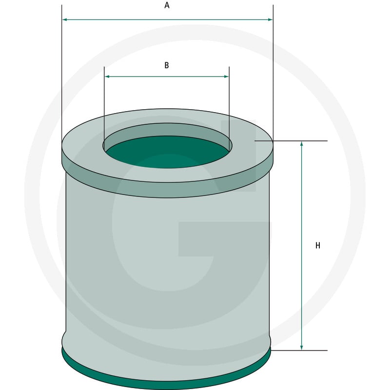 MANN FILTER Filtr powietrza 565C711.1 - 565C711.1 - Sklep rolniczy PoltechParts