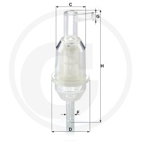 MANN FILTER Filtr paliwa 565WK31.5(10) | poltechparts.pl