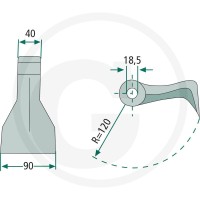 GRANIT Bijak młotkowy 18063-M-39 - 18063-M-39 - Sklep rolniczy PoltechParts