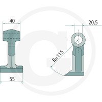 GRANIT Bijak młotkowy 18063-RM-801 - 18063-RM-801 - Sklep rolniczy PoltechParts