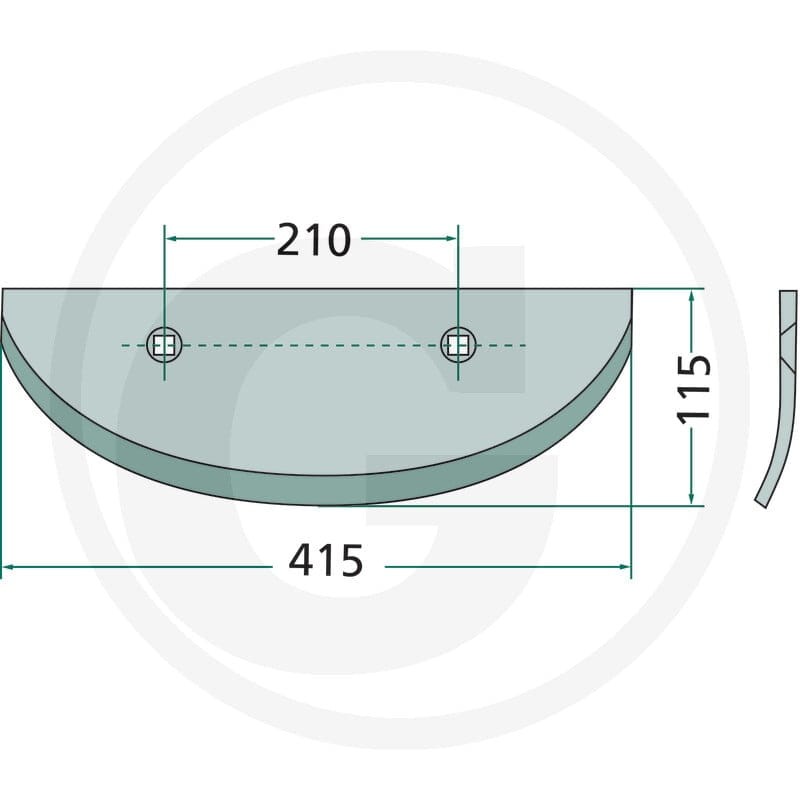 GRANIT Lemiesz wyorywacza 18034-BBA-02L - 18034-BBA-02L - Sklep rolniczy PoltechParts