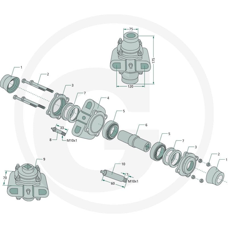 GRANIT Pokrywa 18031-0061B - 18031-0061B - Sklep rolniczy PoltechParts