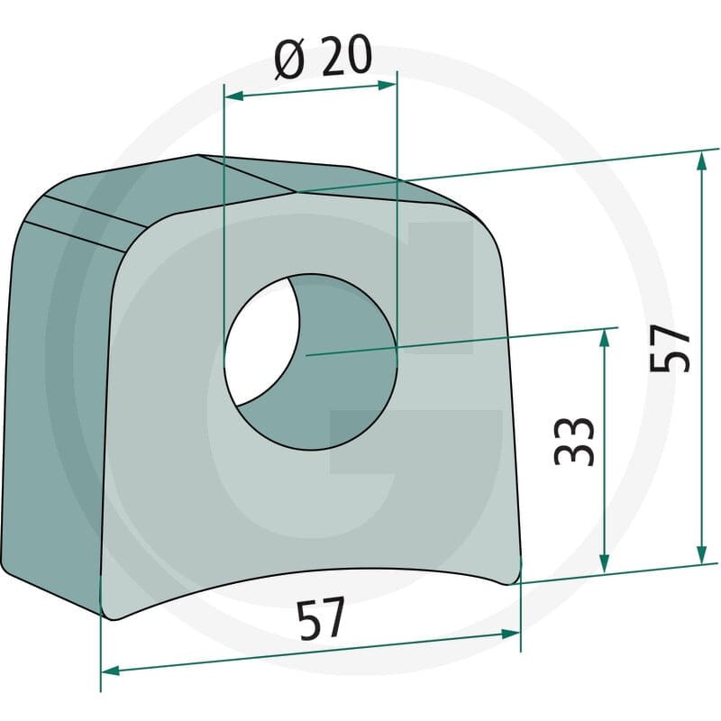 GRANIT Uchwyt 180180319 - 180180319 - Sklep rolniczy PoltechParts