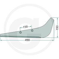GRANIT Lemiesz wyorywacza 18034-BKL-10R - 18034-BKL-10R - Sklep rolniczy PoltechParts