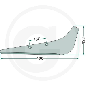 GRANIT Lemiesz wyorywacza 18034-BKL-10R