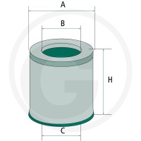 MANN FILTER Filtr powietrza 565C1337 - 565C1337 - Sklep rolniczy PoltechParts
