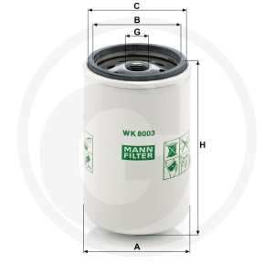 MANN FILTER Filtr paliwa 565WK8003X