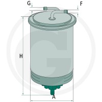 MANN FILTER Filtr paliwa 565WK842.3 | poltechparts.pl