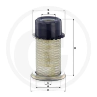 MANN FILTER Filtr powietrza 565C21012 - 565C21012 - Sklep rolniczy PoltechParts