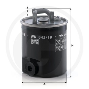 MANN FILTER Filtr paliwa WK 842/19 565WK842.19