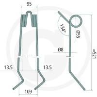 GRANIT Palec zagarniający siewnika 1802… | poltechparts.pl