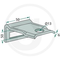 GRANIT Uchwyt 1801.HH17-1000 - 1801.HH17-1000 - Sklep rolniczy PoltechParts