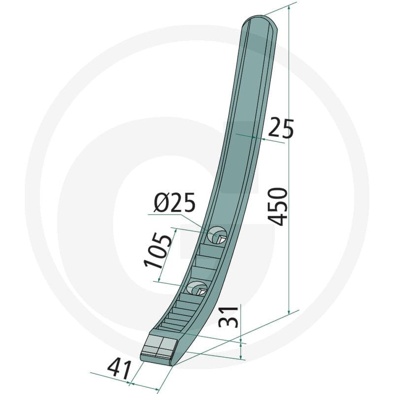 GRANIT Heavy Duty Redlica wąska 1795400002 - 1795400002 - Sklep rolniczy PoltechParts