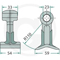 GRANIT Bijak młotkowy 18063-BOM-80 - 18063-BOM-80 - Sklep rolniczy PoltechParts
