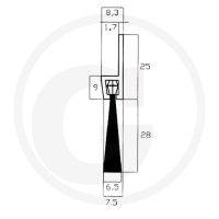GRANIT Uszczelka - osłona przeciwpyłowa 2209910560 - 2209910560 - Sklep rolniczy PoltechParts