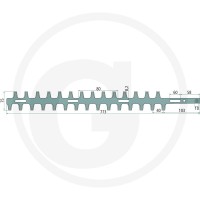 GRANIT Nóż 13271136 - 13271136 - Sklep rolniczy PoltechParts
