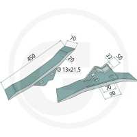 GRANIT Dłuto wymienne 1806200015 - 1806200015 - Sklep rolniczy PoltechParts