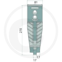 GRANIT ENDURANCE CARBIDE Dziób redlicy 179076661 - 179076661 - Sklep rolniczy PoltechParts