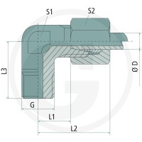 GRANIT Kolanko wkręcane 30615ZS1894 - 30615ZS1894 - Sklep rolniczy PoltechParts
