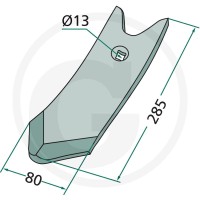 GRANIT Dziób redlicy 180101.IND-497 - 180101.IND-497 - Sklep rolniczy PoltechParts