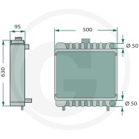 GRANIT Wymiennik ciepła 74706146 - 74706146 - Sklep rolniczy PoltechParts