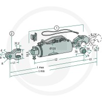 Walterscheid Łącznik górny hydrauliczny 395205132 - 395205132 - Sklep rolniczy PoltechParts