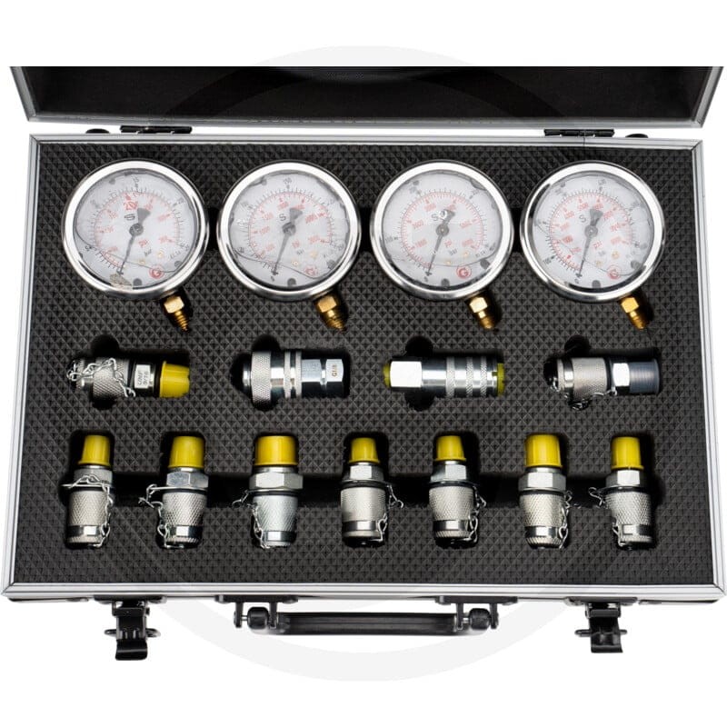 GRANIT Walizka z 4 manometrami analogowymi 85050003 - 85050003 - Sklep rolniczy PoltechParts
