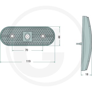 ASPÖCK Lampa pozycyjna LED 504317704014