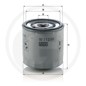 MANN FILTER Filtr oleju do smarowania 565W712.95