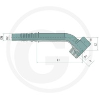 PN 25 DKOS 25 S -IL 45° VA 60903521 - 60903521 - Sklep rolniczy PoltechParts