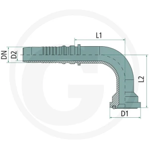 PN 50 SFS6 2 -IL 90° VA 60903572