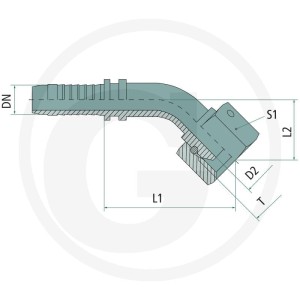 PN 06 DKR 1/8 45° VA 60903212