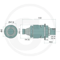 Faster Wózek Flex FFX08M-13/34S 86004548 - 86004548 - Sklep rolniczy PoltechParts