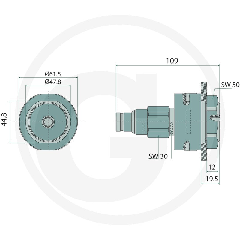 Faster Wózek Flex FFXD06M 14SAE 86004552 - 86004552 - Sklep rolniczy PoltechParts