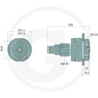 Faster Wózek Flex FFXD06M 14SAE 86004552 - 86004552 - Sklep rolniczy PoltechParts
