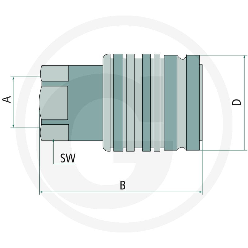 Faster PV 12 GAZ F - Zn-Ni 86004516 - 86004516 - Sklep rolniczy PoltechParts