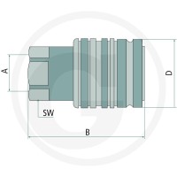 Faster PV 12 GAZ F - Zn-Ni 86004516 - 86004516 - Sklep rolniczy PoltechParts