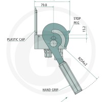 Faster P508 Muffe IG 2x 1/2"- 1x 1/8" BSP 86004519 - 86004519 - Sklep rolniczy PoltechParts